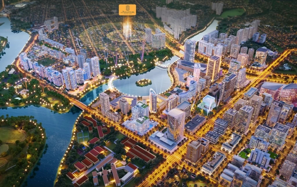 Sculptura Phu My Hung luxury apartment for sale, corner apartment with 2 bedrooms, 10th floor – 90.44m2 3