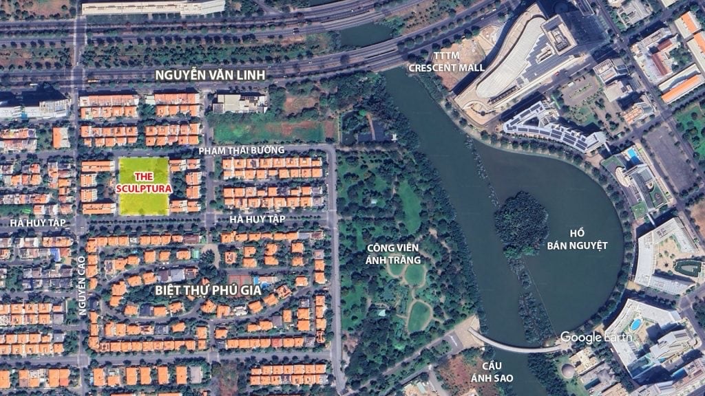 Sculptura Phu My Hung luxury apartment for sale, corner apartment with 2 bedrooms, 10th floor – 90.44m2 2