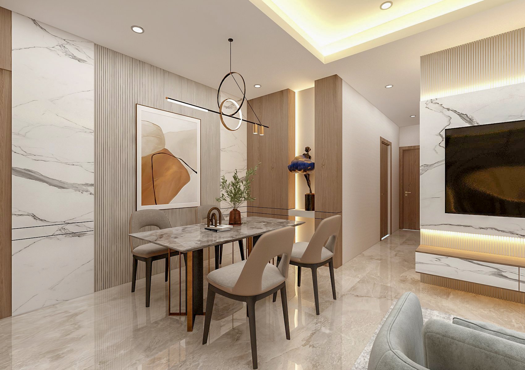 Bán hoặc cho thuê căn hộ The Horizon Phú Mỹ Hưng, Quận 7 nội thất cao cấp, view sông 4