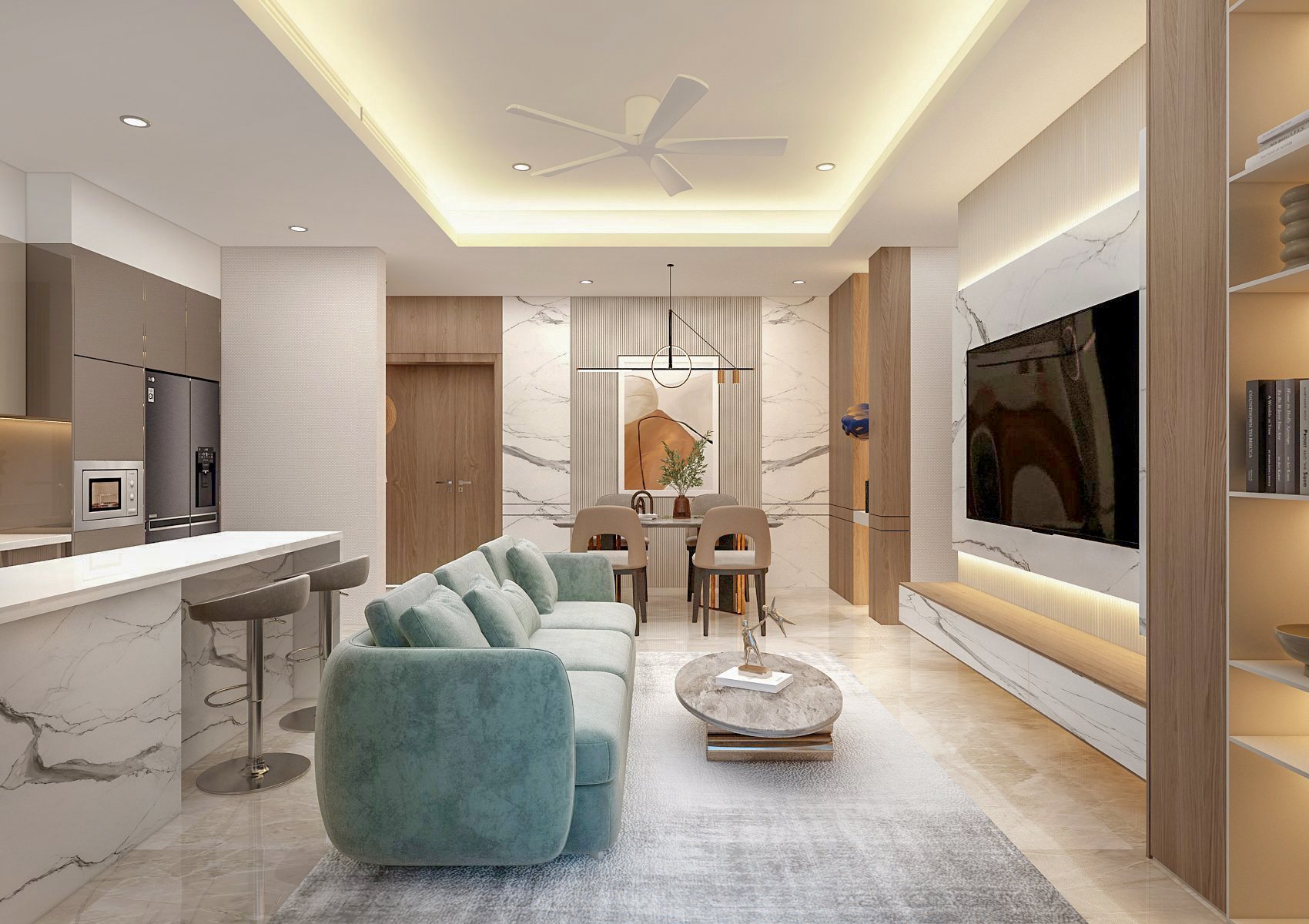 Bán hoặc cho thuê căn hộ The Horizon Phú Mỹ Hưng, Quận 7 nội thất cao cấp, view sông 1