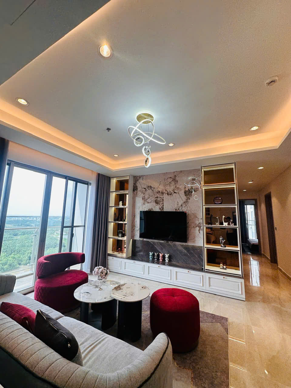 Cho thuê căn hộ The Horizon Phú Mỹ Hưng, Quận 7 thiết kế 3 phòng ngủ view sông, lầu 18 – 113.68m2