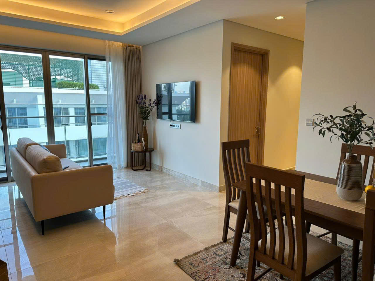 Cho thuê căn hộ The Horizon Phú Mỹ Hưng, Quận 7 thiết kế 3 phòng ngủ, lầu 7 – 116m2