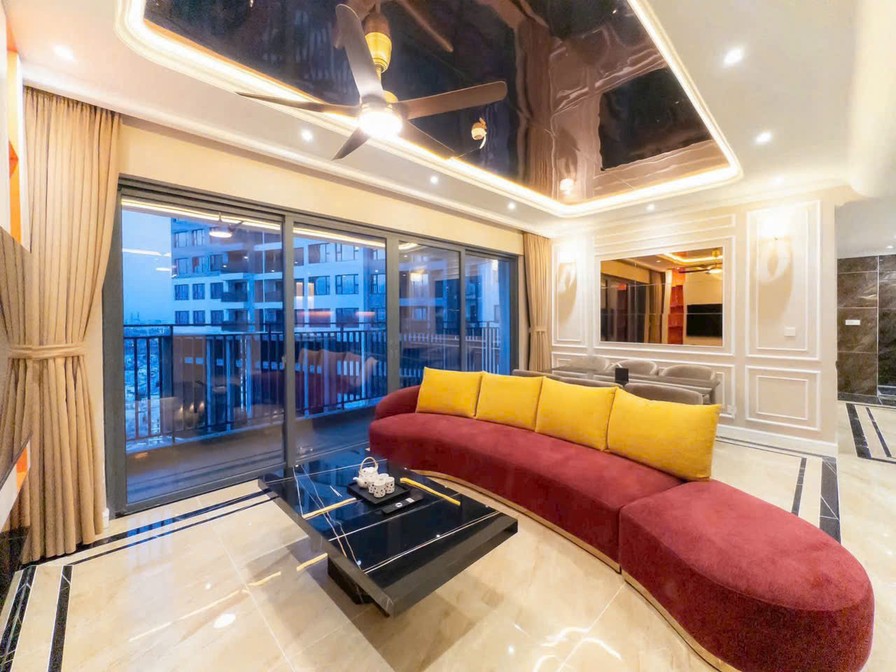 Cho thuê căn hộ The Infiniti Riviera Point Quận 7 thiết kế 3 phòng ngủ – 135m2