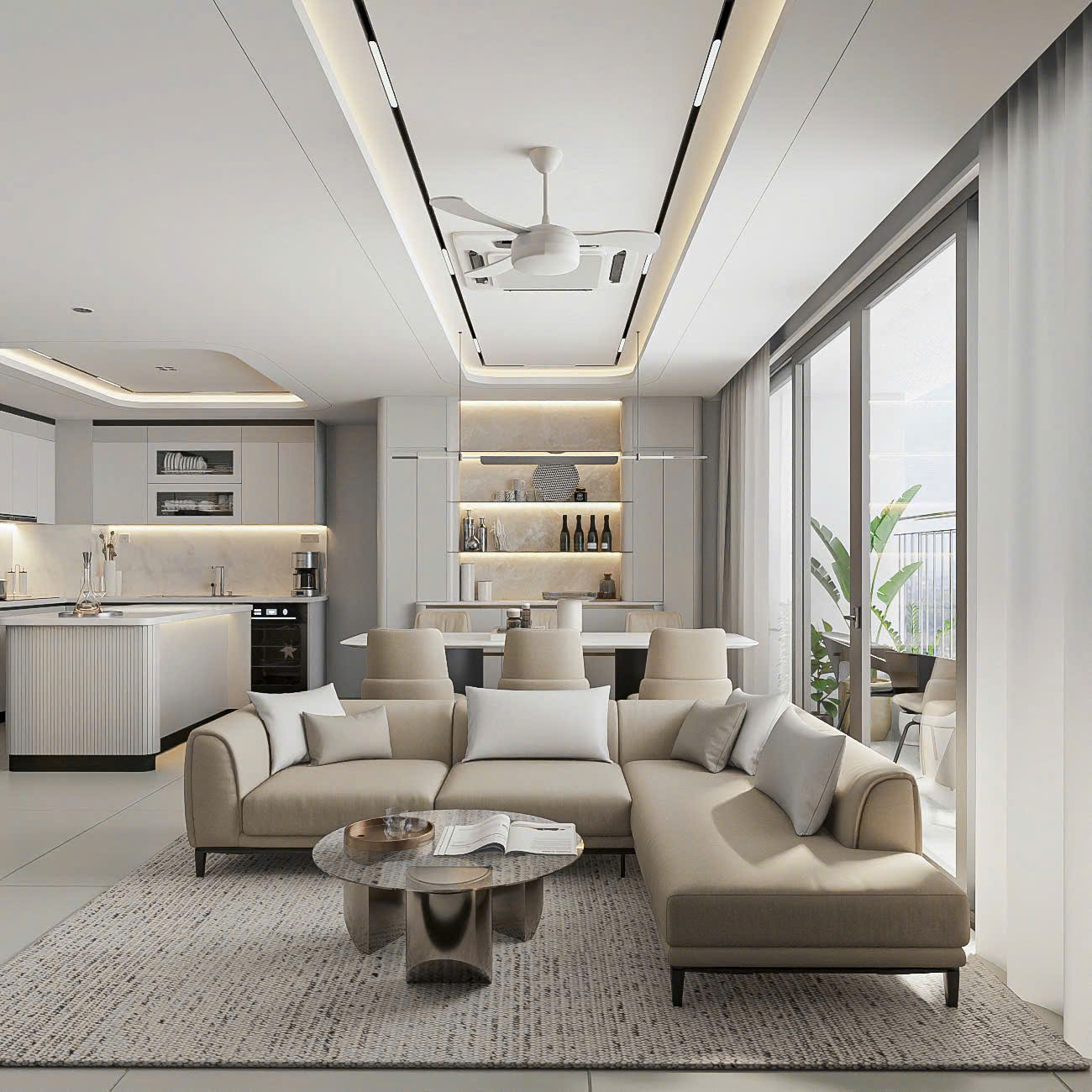 The Infiniti Riviera Point apartment for rent, District 7, newly designed house with 2 bedrooms – 98m2