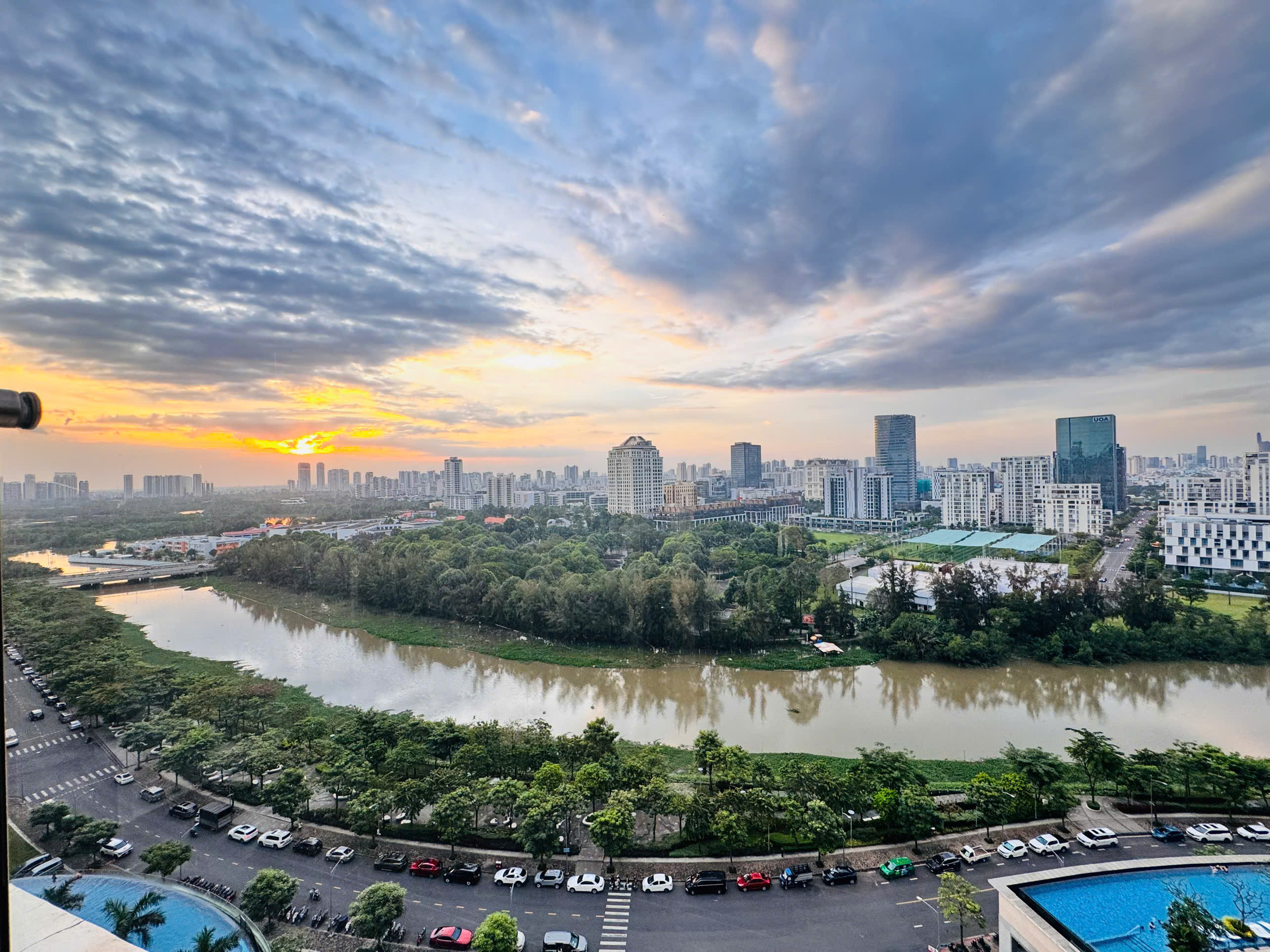 Cho thuê căn hộ The Peak Midtown M8 Phú Mỹ Hưng, Quận 7 căn góc có 2 phòng ngủ view sông – 122.95m2 4