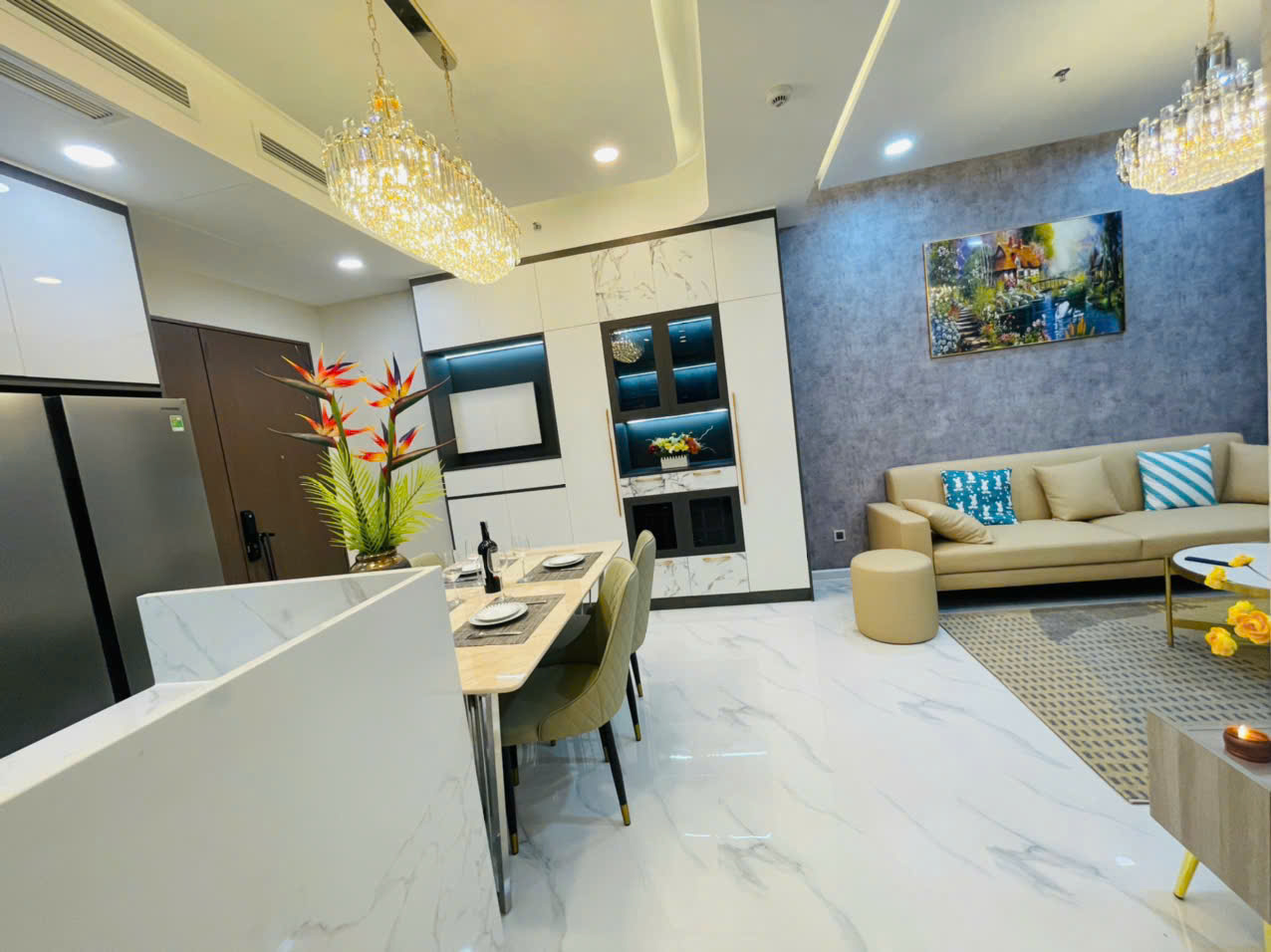 Cho thuê căn hộ The Peak Midtown M8 Phú Mỹ Hưng, Quận 7 có 2 phòng ngủ, view đài phun nước 3