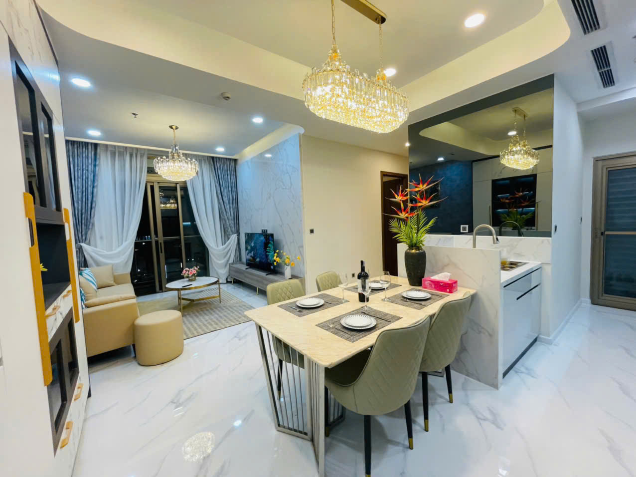 Cho thuê căn hộ The Peak Midtown M8 Phú Mỹ Hưng, Quận 7 có 2 phòng ngủ, view đài phun nước 1