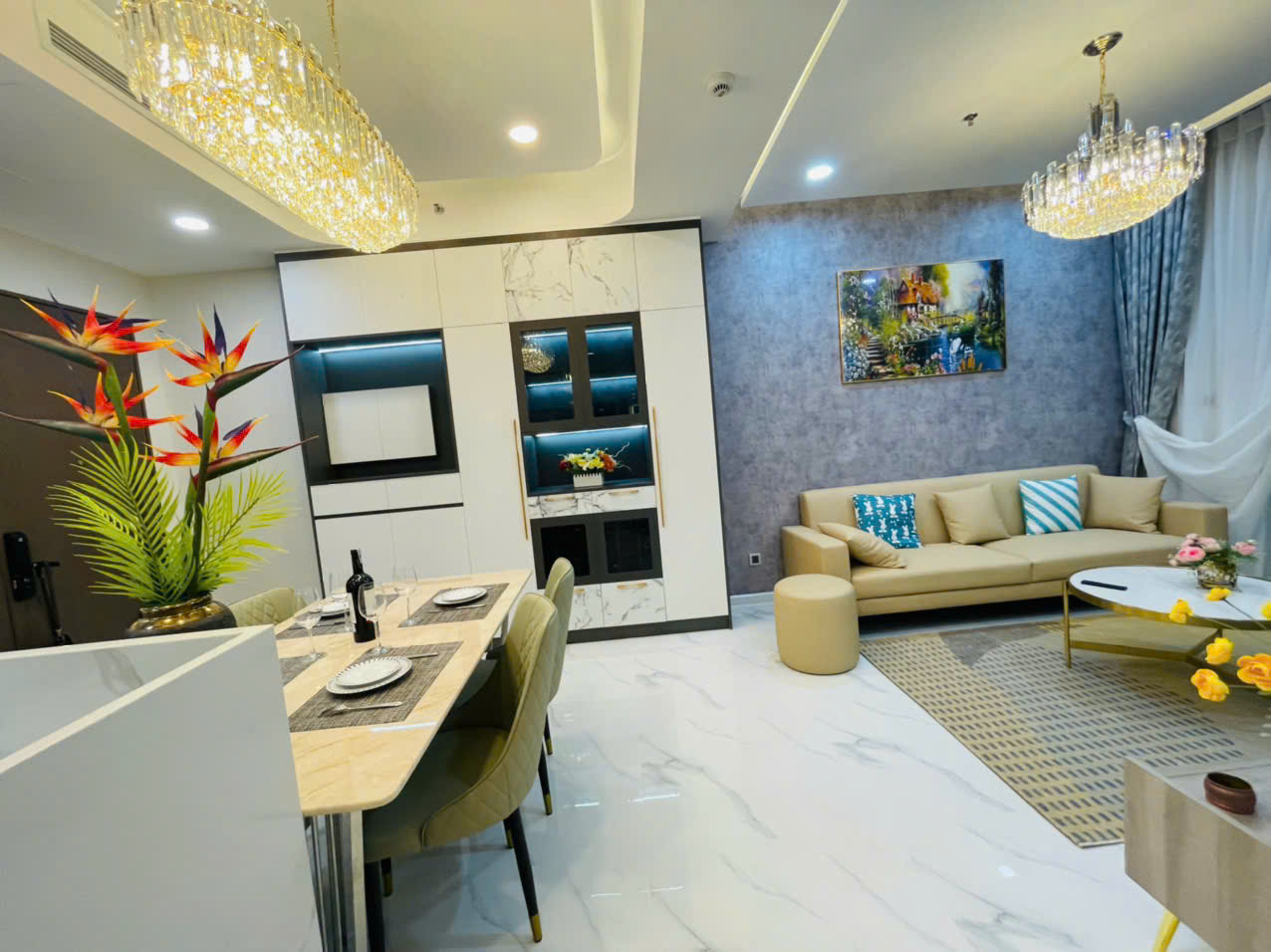 Cho thuê căn hộ The Peak Midtown M8 Phú Mỹ Hưng, Quận 7 có 2 phòng ngủ, view đài phun nước 8