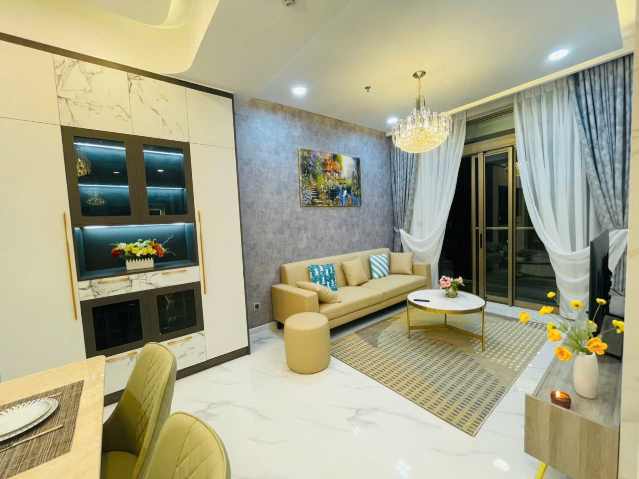 Cho thuê căn hộ The Peak Midtown M8 Phú Mỹ Hưng, Quận 7 có 2 phòng ngủ, view đài phun nước 5