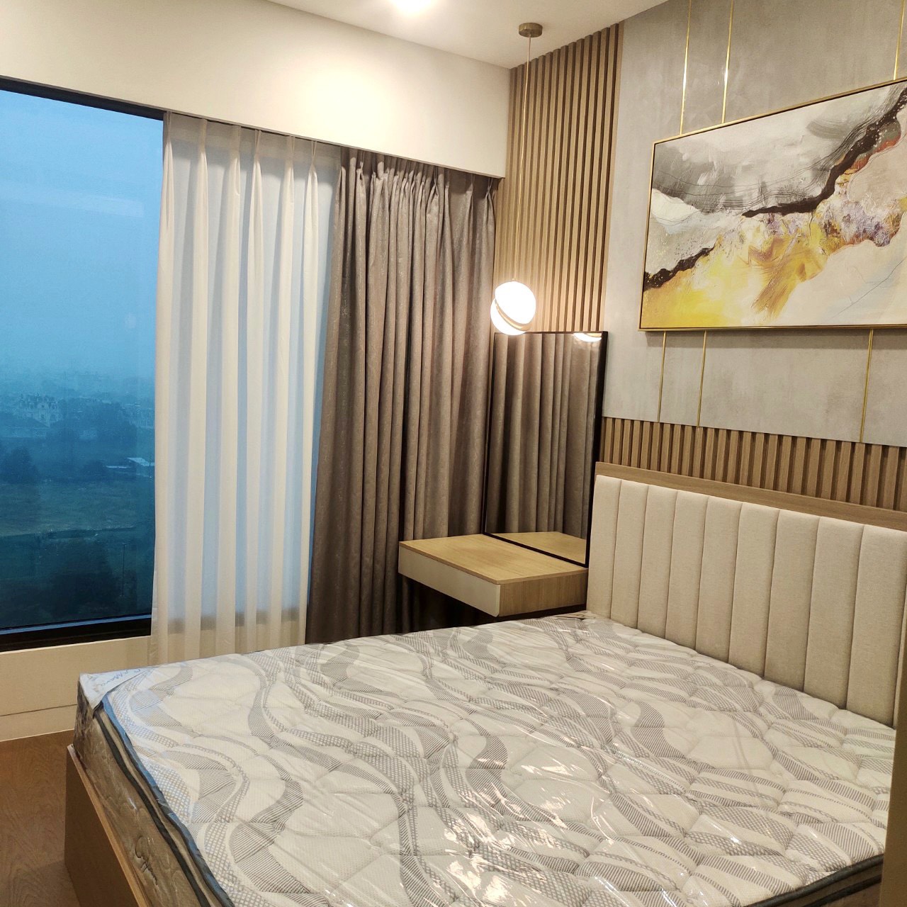 The River Thu Thiem apartment for rent, District 2, has 3 bedrooms, river view and Landmark 81 8