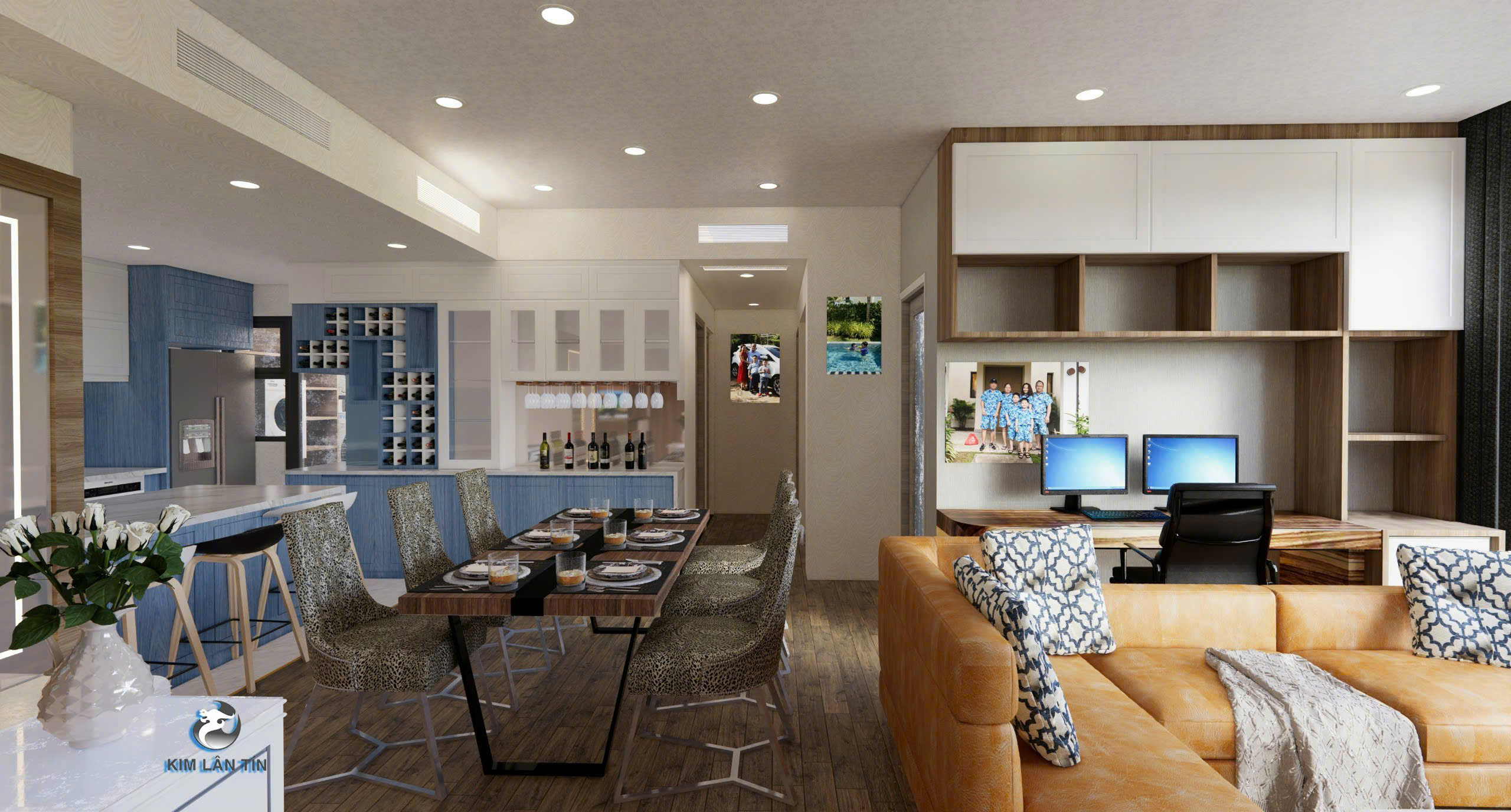 Bán căn hô The View Riviera Point Quận 7 thiết kế 3 phòng ngủ, view Đông Nam, lầu trung – 125m2