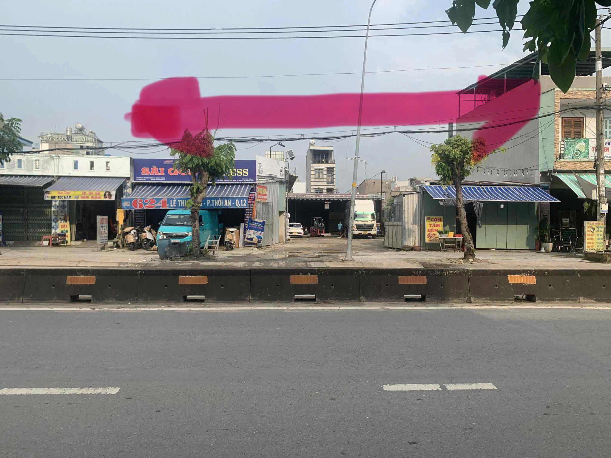 Land for sale in front of Le Thi Rieng, An Thoi Ward, District 12, width 21m – 1000m2