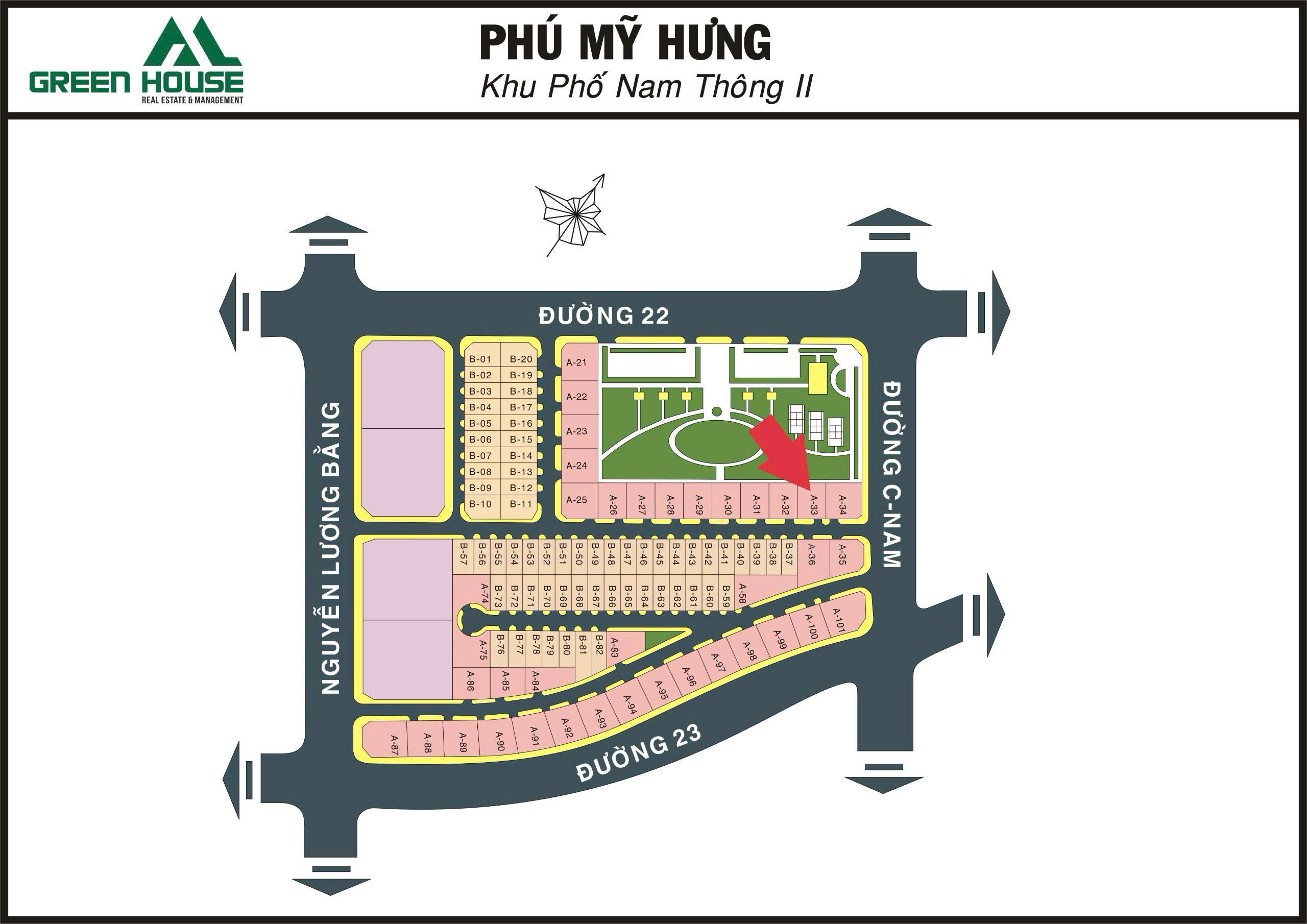 Bán đất nền biệt thự đơn lập A33 Nam Thông 2 Phú Mỹ Hưng lô kế góc view công viên – 252m2 4