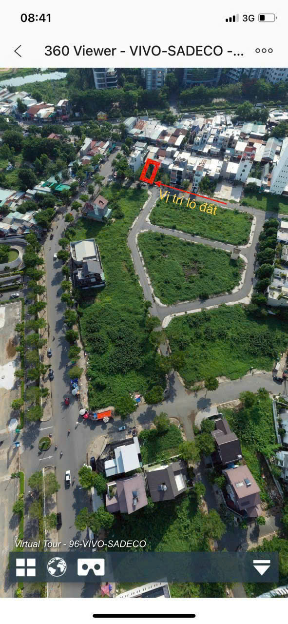 Bán đất nền khu dân cư Sadeco Quận 7 được xây 3 tầng + áp mái phía sau TTTM Vivo City – 104m2