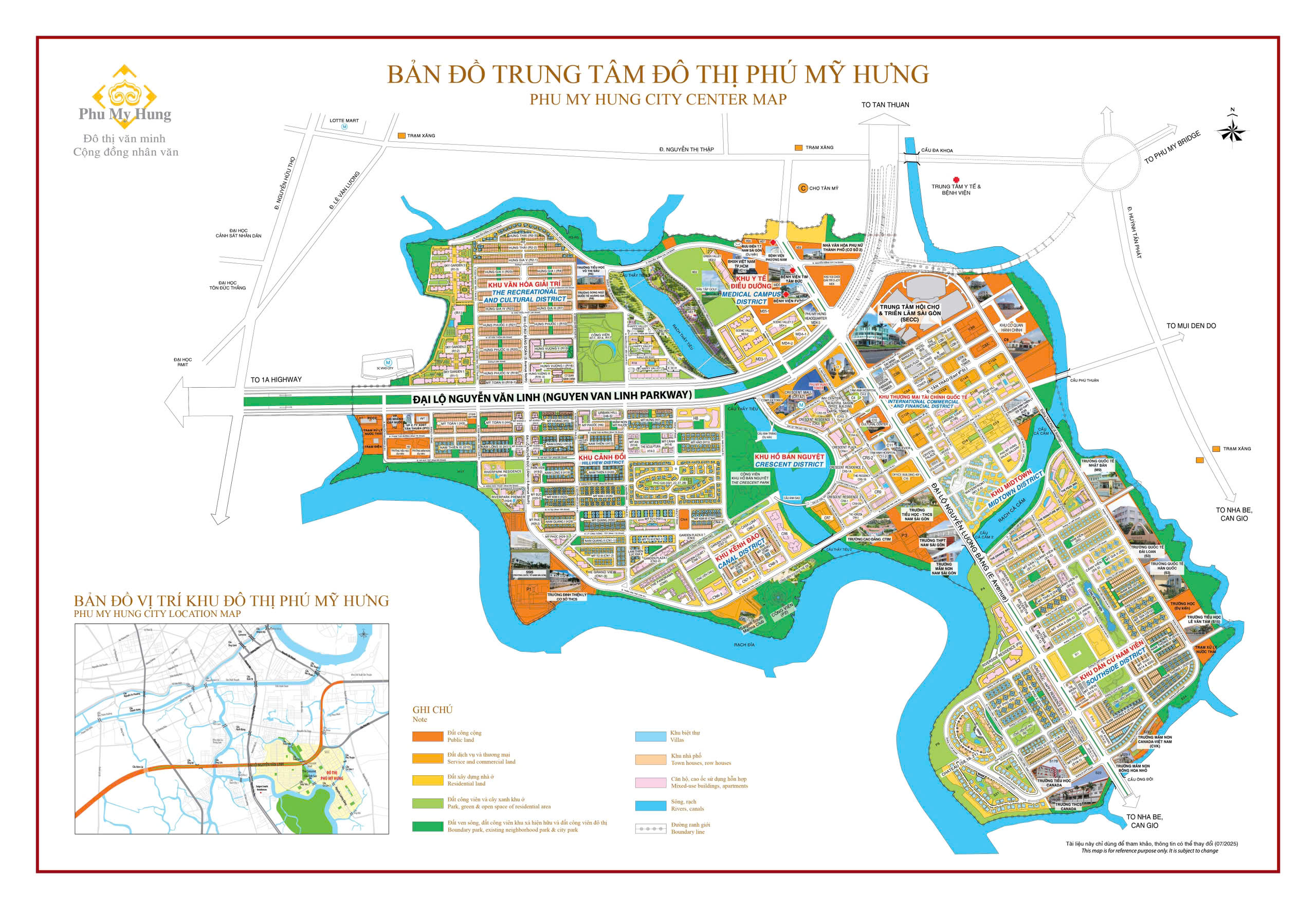 Cho thuê đất mặt tiền Nguyễn Văn Linh Phú Mỹ Hưng, Quận 7 lô góc 3 mặt tiền diện tích lớn – 4300m2 1