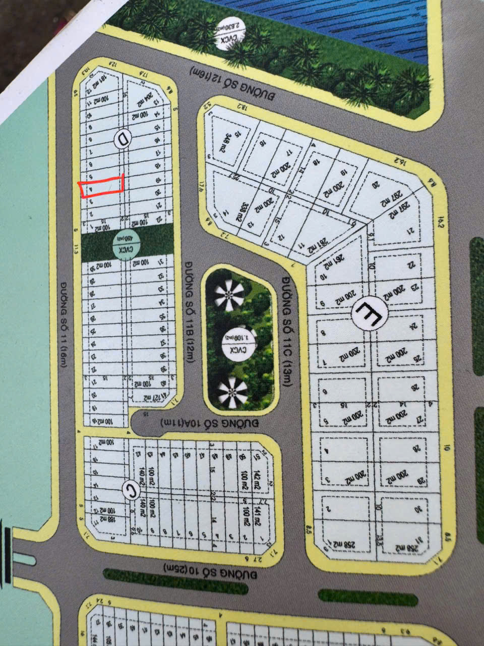 Bán đất nhà phố KDC Dương Hồng Nguyễn Văn Linh, Bình Chánh đường số 11 hướng Đông – 100m2 3