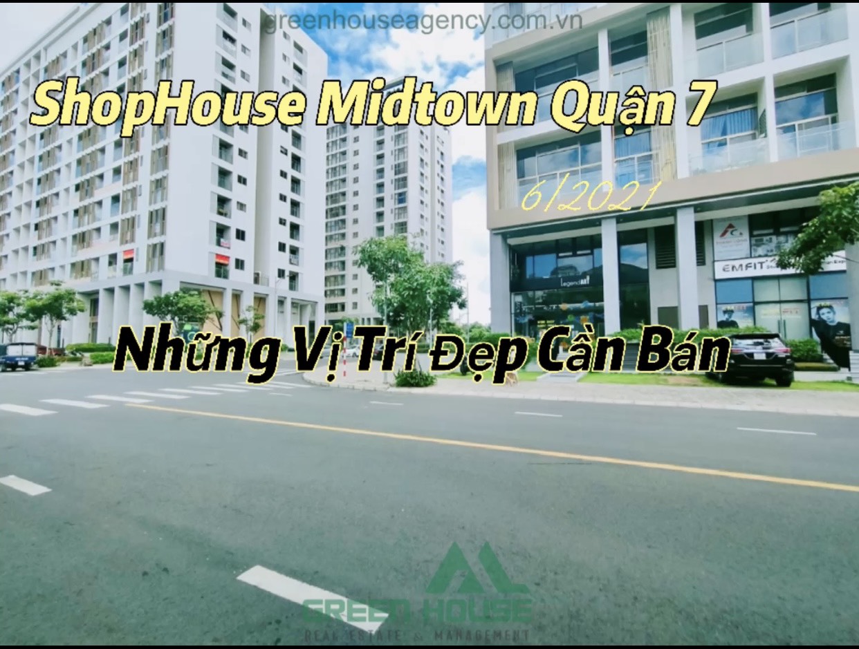 Cần Chuyển Nhương Lại Một Số Shop Dự Án Midtown Vị Trí Đẹp 