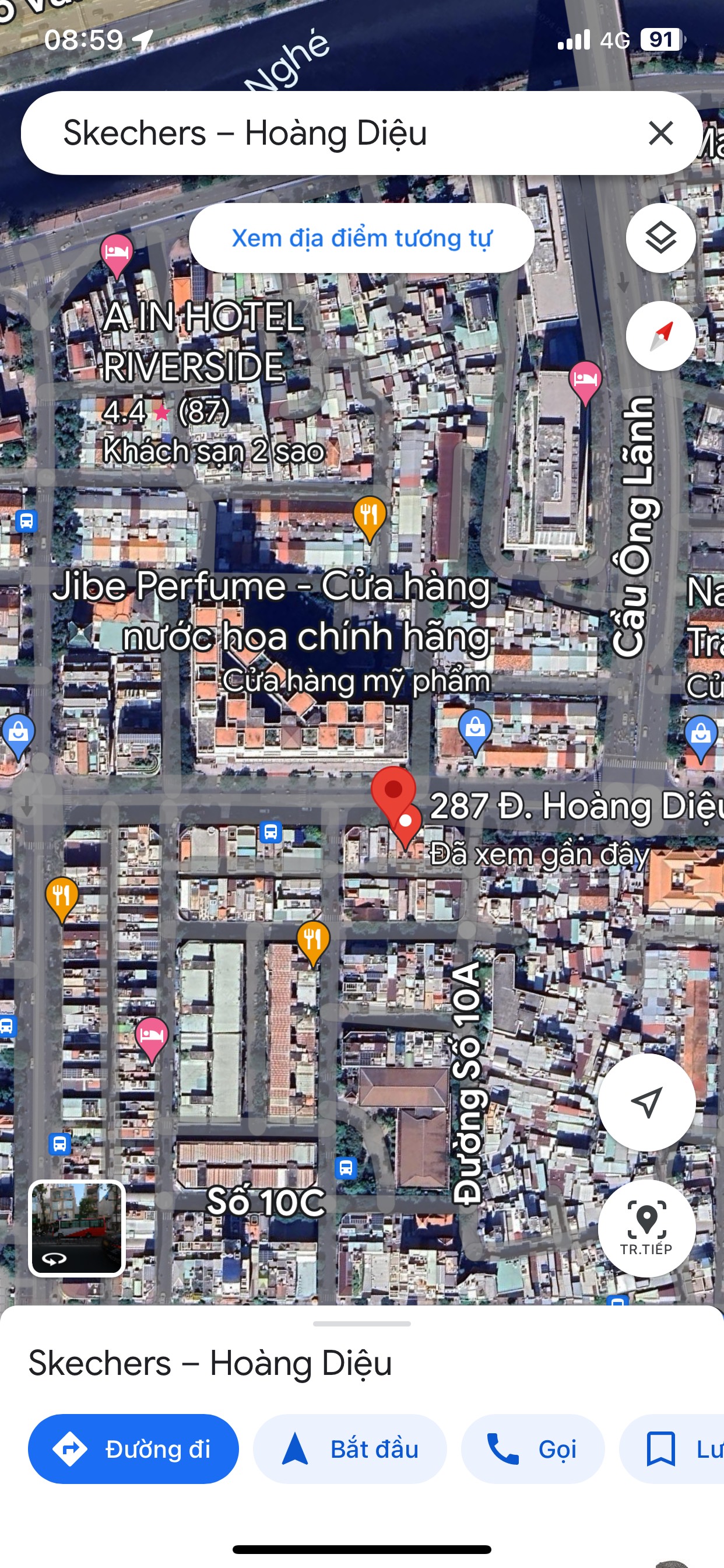 Cho thuê nhà 2 mặt tiền đường Hoàng Diệu, Quận 4 vị trí đẹp có 4 tầng 3