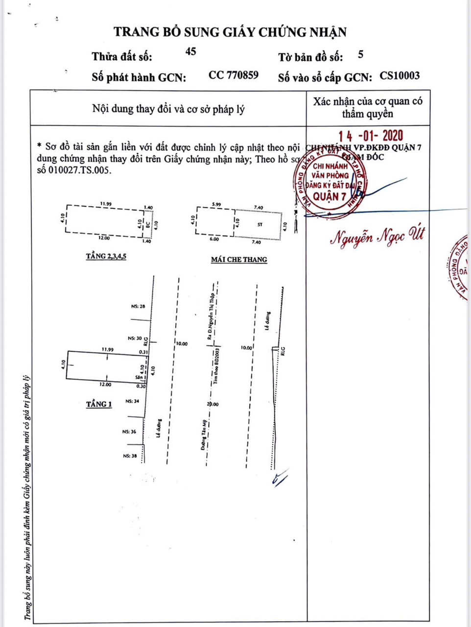 Bán nhà mặt tiền Tân Mỹ, Quận 7 xây 6 tầng có thang máy vị trí kinh doanh tốt – 50.4m2 4
