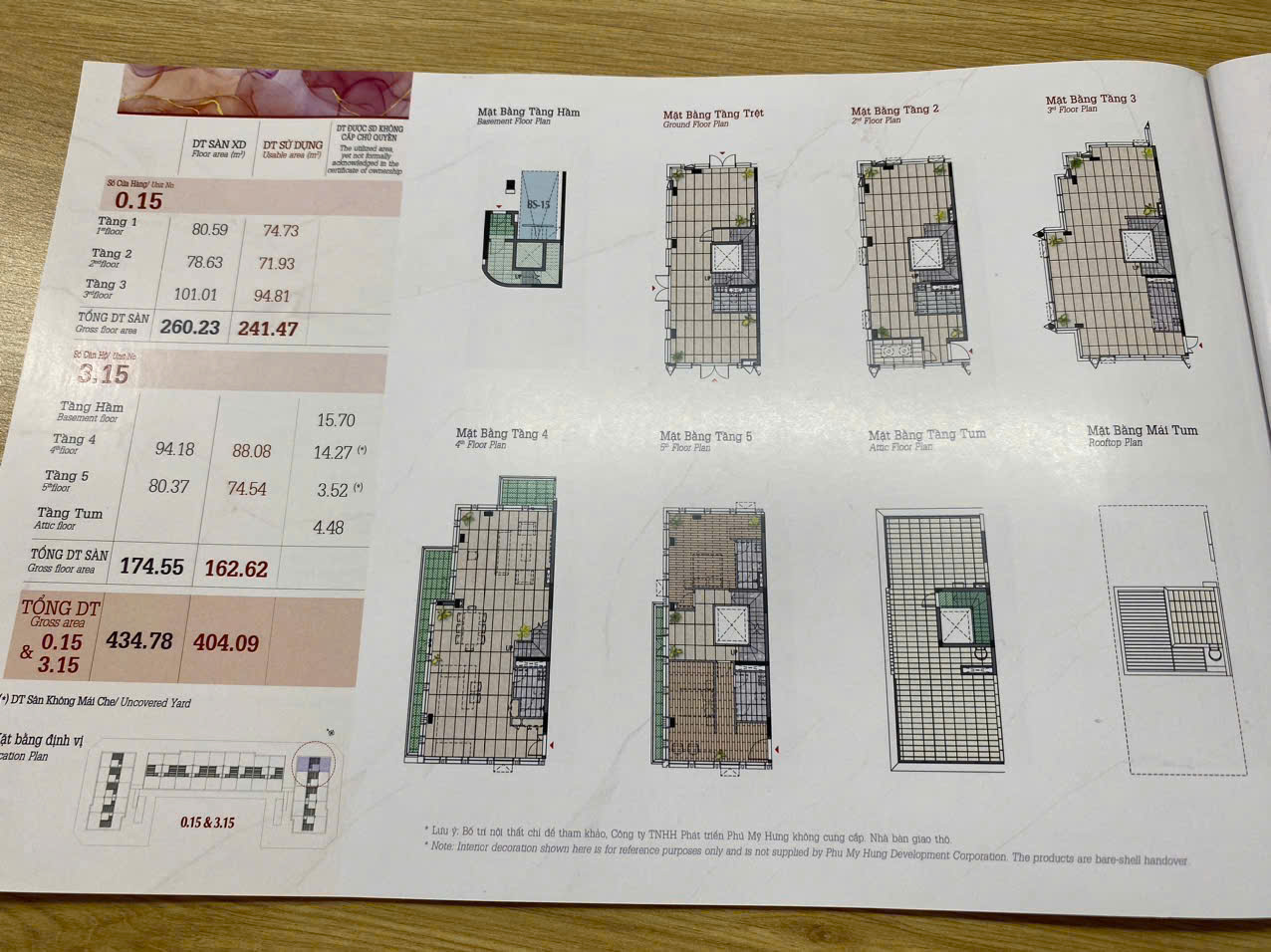 Cho thuê nhà phố cao cấp Larcade 2 Phú Mỹ Hưng, Quận 7 căn góc xây hầm + 5 tầng có thang máy – 434.7 2