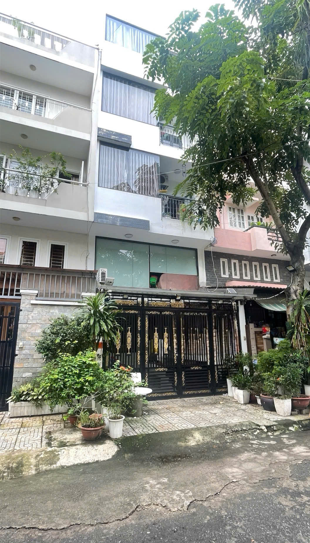 Bán nhà phố đường 10B khu dân cư Trung Sơn, Bình Chánh có 5 tầng