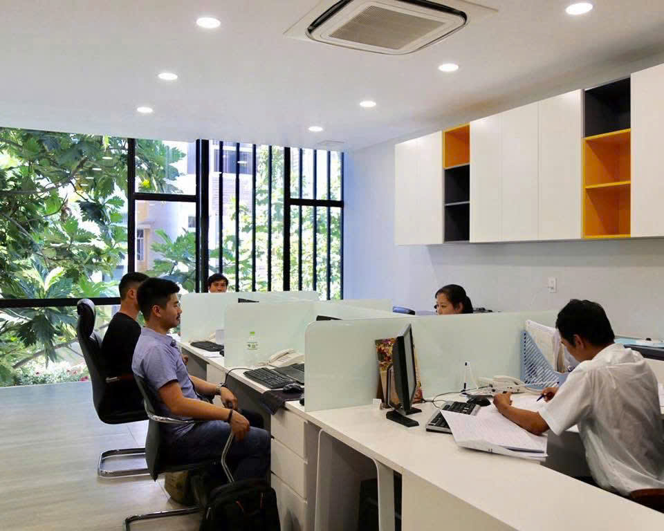 Townhouse for rent on street No. 7 Phu My Residential Area, District 7 built 5 floors with elevator basement – 126m2 5