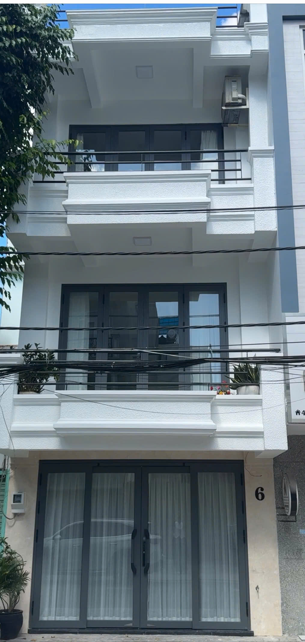 Bán nhà phố gần chợ Tân Mỹ đường số, Quận 7 nhà mới có 4 phòng ngủ 1