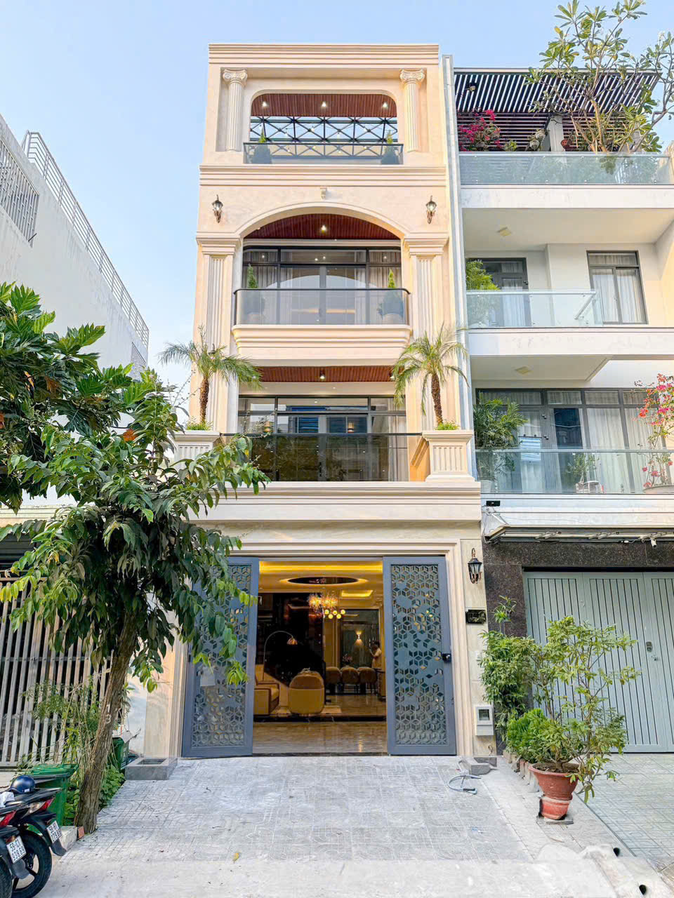 Bán nhà phố L48 đường D7 KDC Tân Mỹ, Quận 7 nhà mới đẹp xây 4 tầng có thang máy – 90m2