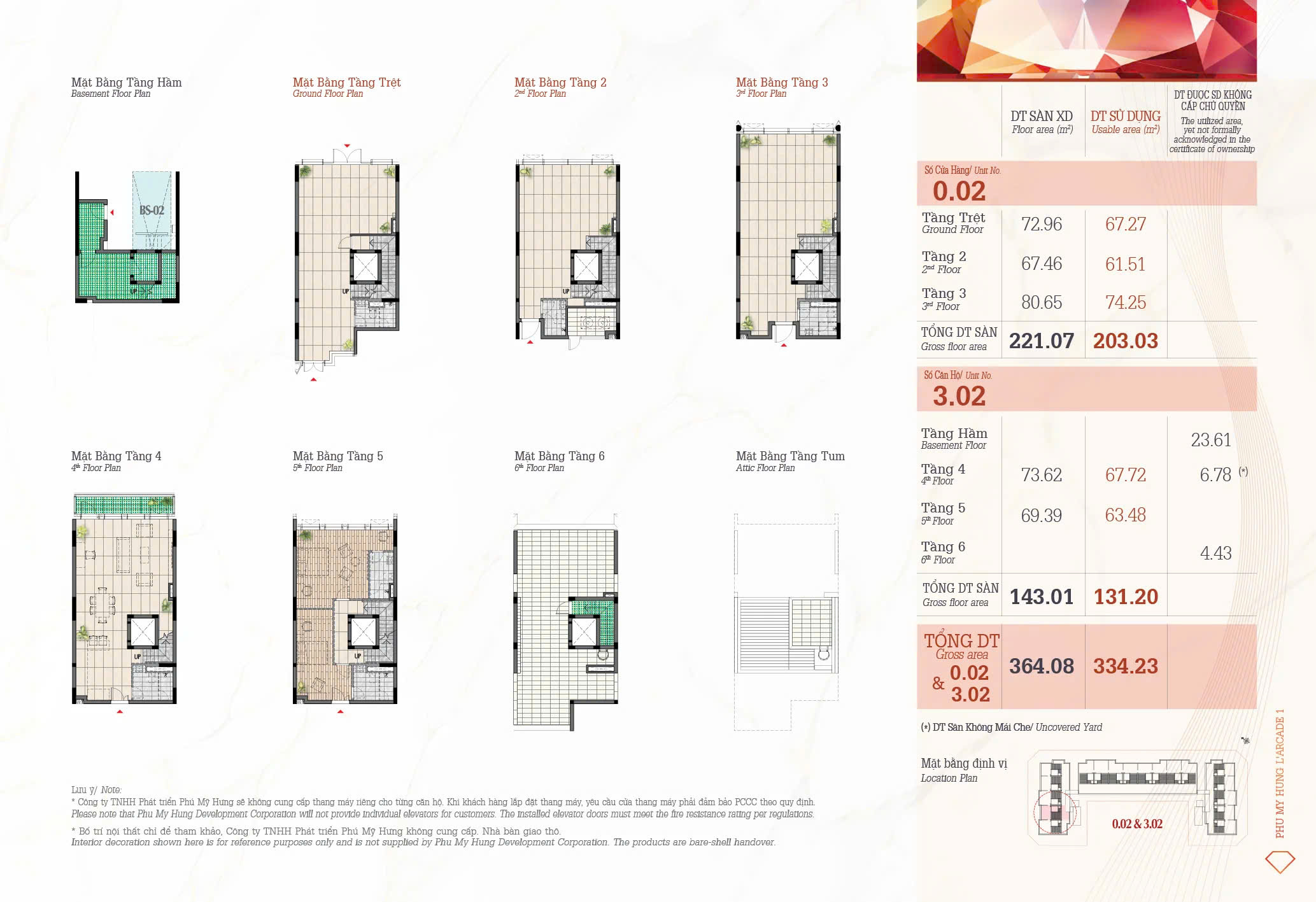 Townhouse for rent in Larcade 1 Phu My Hung, District 7, new house, beautiful location, 2 adjacent apartments – 669m2 5