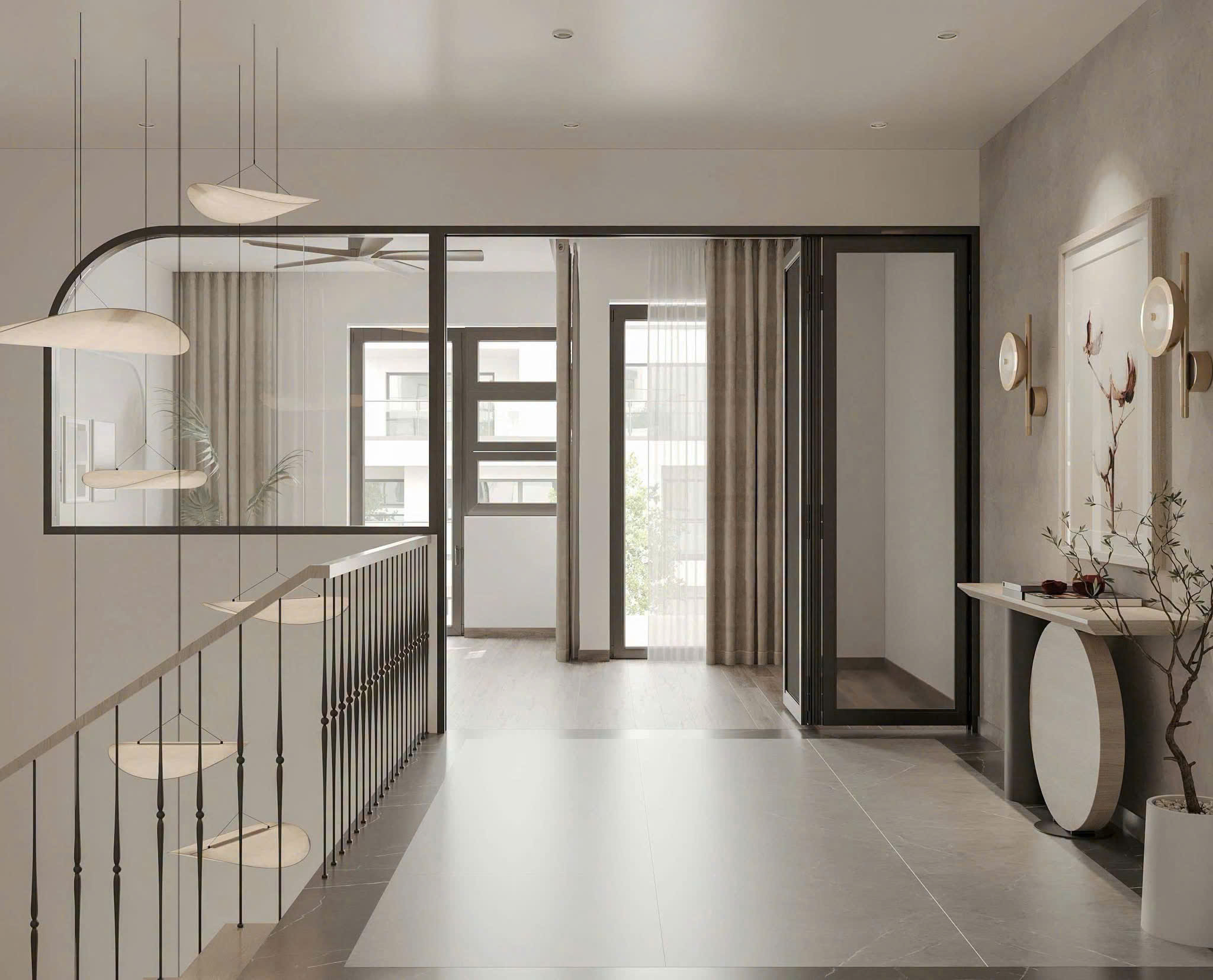 Lavila Kien A Nha Be townhouse for rent with 3 floors designed with 4 bedrooms facing South – 96.8m2 4