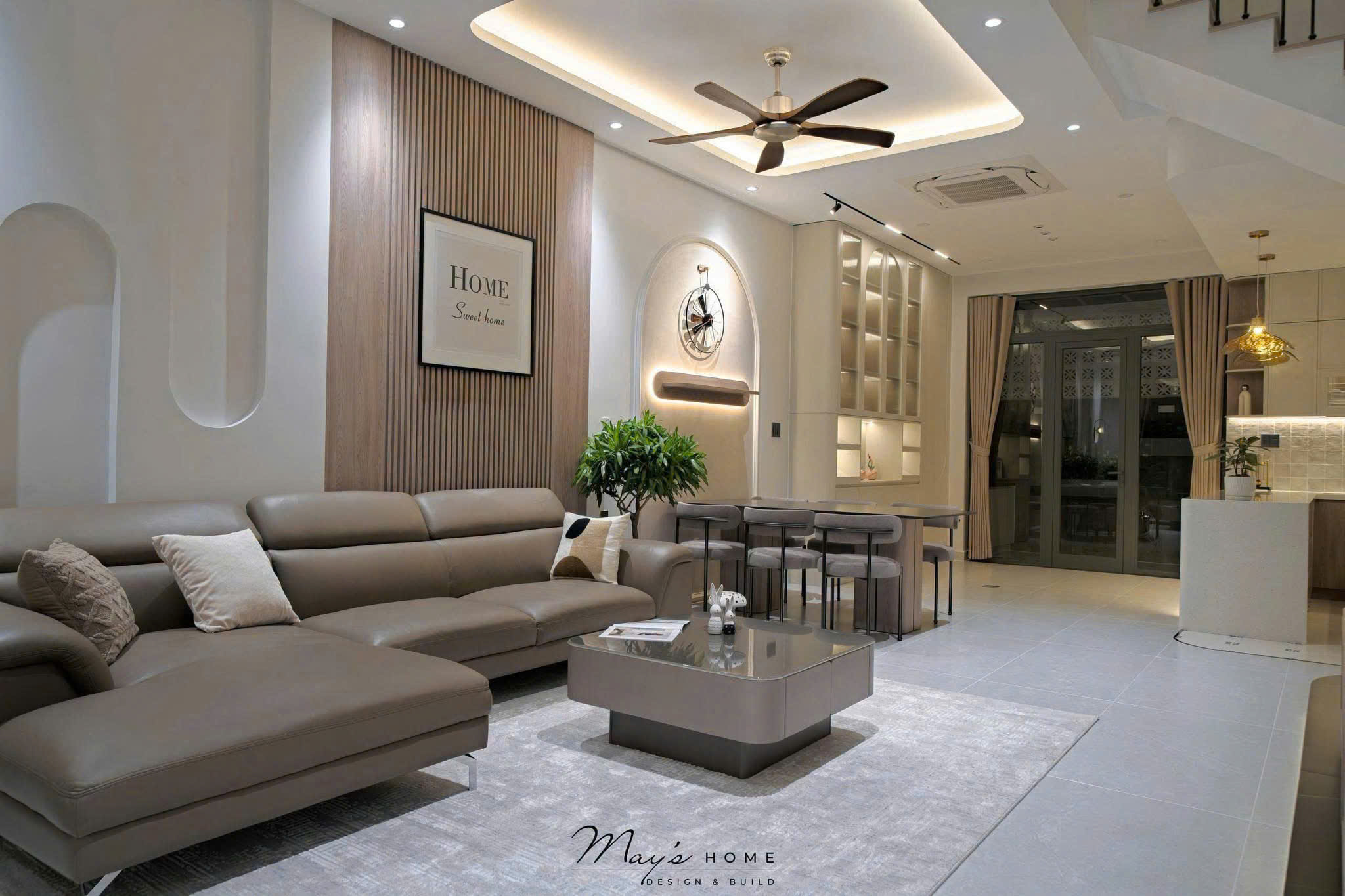 Lavila Kien A Nha Be townhouse for rent with 3 floors designed with 4 bedrooms facing South – 96.8m2