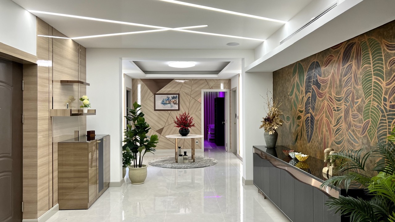 Penthouse for rent in Happy Valley Phu My Hung, District 7, 25th floor, with 3 large bedrooms 2