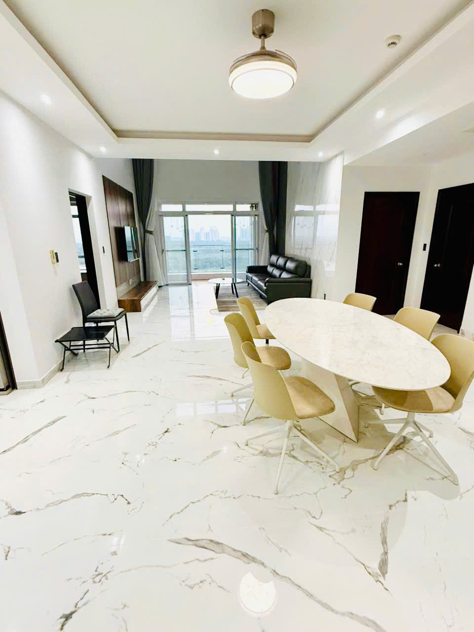 Cho thuê penthouse Riverside Residence Phú Mỹ Hưng, Quận 7 thiết kế 4 phòng ngủ, có ô xe, lầu 16 – 2 7