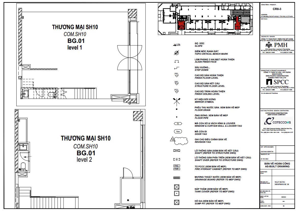 Cho thuê shophouse The Horizon Phú Mỹ Hưng, Quận 7 căn góc có 2 tầng hướng Đông Bắc – 181.35m2 1