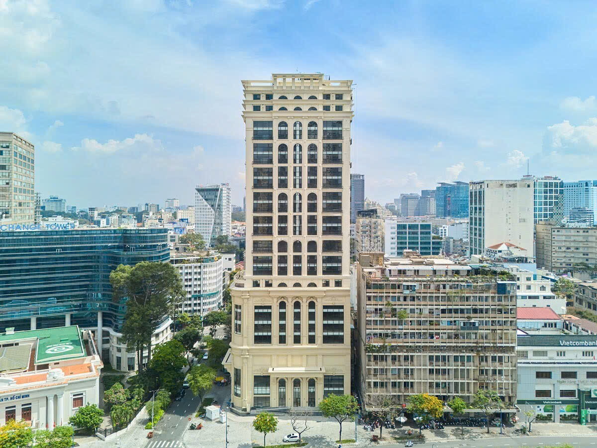 Cho thuê tòa nhà Vinatex Võ Văn Kiệt, Quận 1 diện tích sàn linh hoạt từ 116m2 đến 231m2