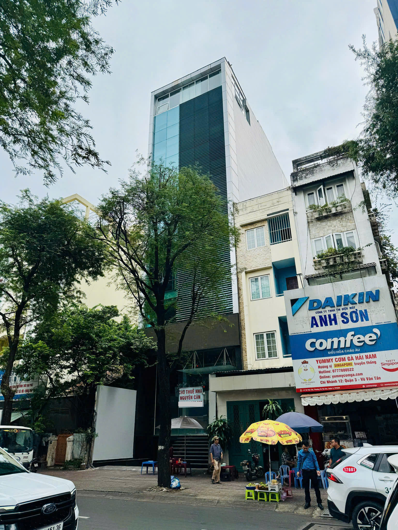 Vo Van Tan building for rent, Vo Thi Sau Ward, District 3 with 10 floors with elevator basement – 198.29m2 2