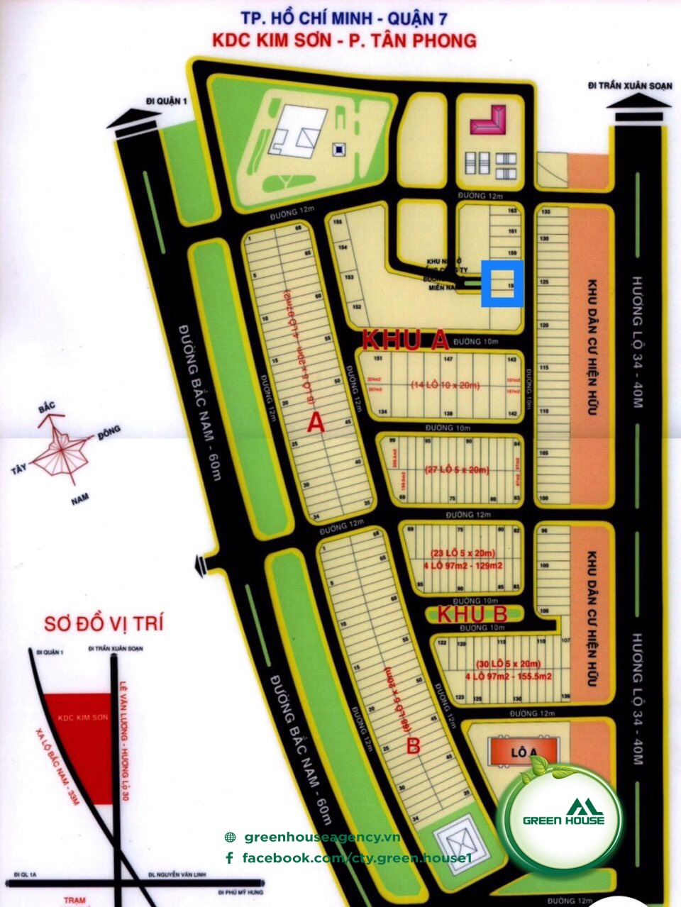 CẦN BÁN LÔ ĐÔI ĐẤT 2 MẶT TIỀN KHU DÂN CƯ KIM SƠN QUẬN 7 5