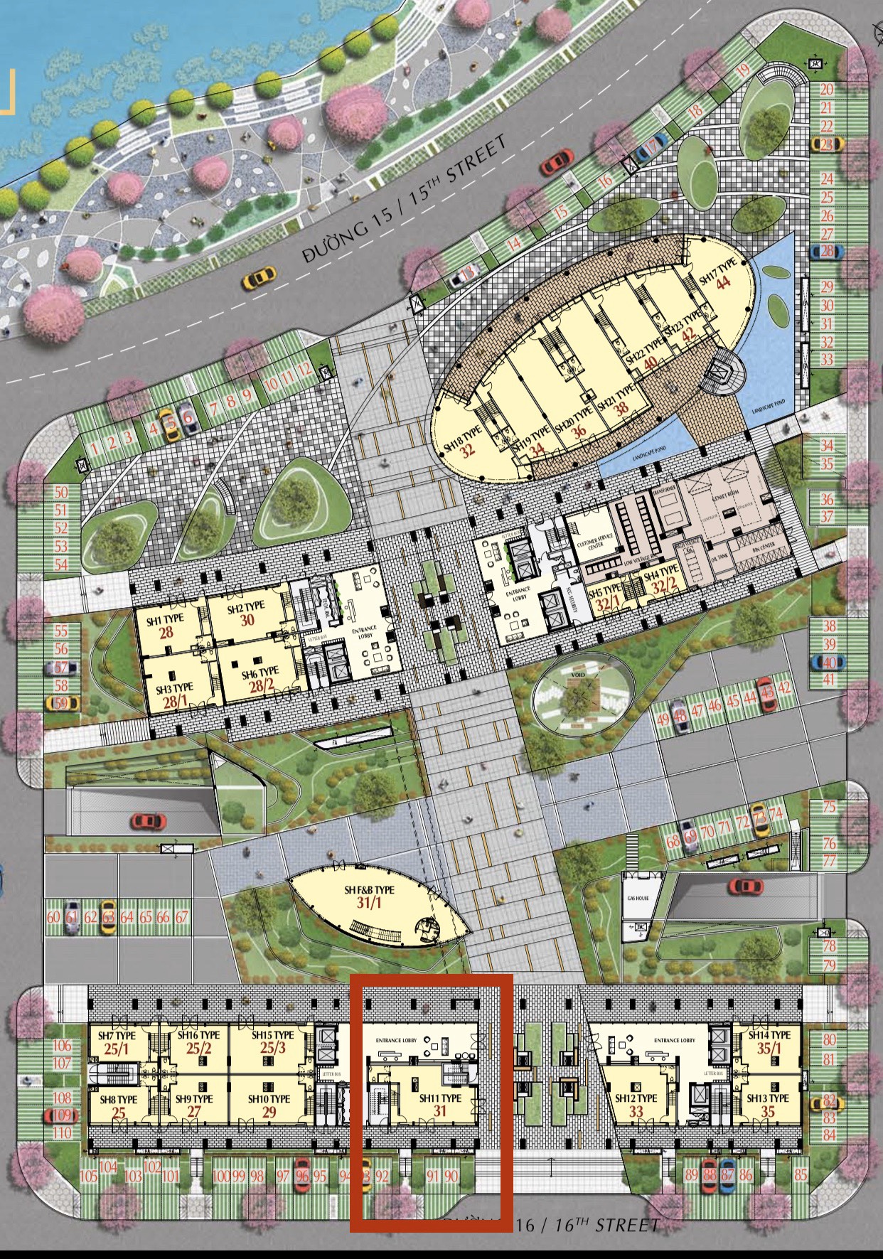 CẦN CHO THUÊ SHOP MIDTOWN M7 PHÚ MỸ HƯNG PHƯỜNG TÂN PHÚ QUẬN 7 1