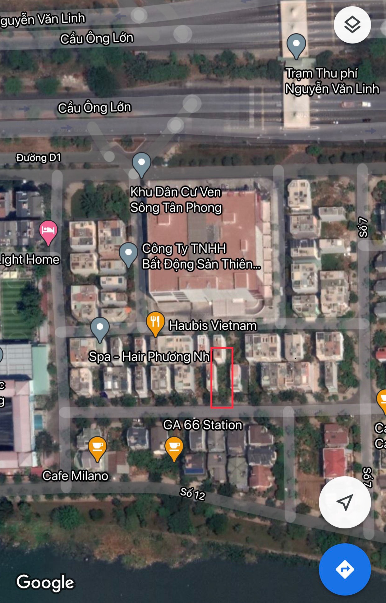 Cần bán Lô đất nhà phố Sadeco ven sông - Quận 7